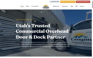 Canyon Overhead Doors website