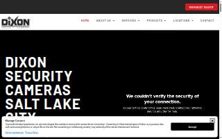 Dixon Security Cameras website
