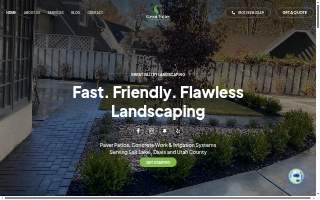 Great Valley Landscaping & Concrete website