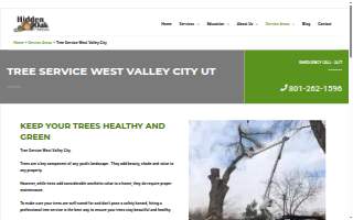 Hidden Oak Tree Care website