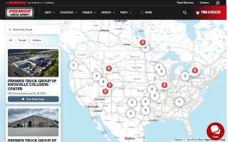 Premier Truck Driving School website
