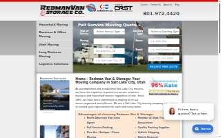 Redman Van & Storage Co. website