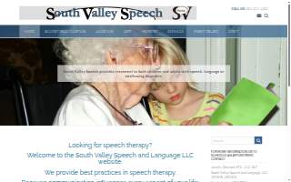 South Valley Speech & Language LLC website