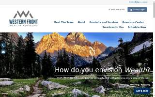 Western Front Wealth Advisors website