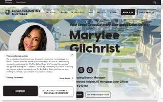 Marylee Gilchrist at CrossCountry Mortgage website