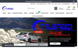 TruSpeed Performance website