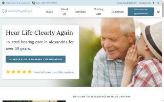 Alexandria Hearing Centers, Massa & Associates - Sherwood Hall Ln website