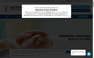 Alexandria Medical Associates website