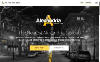 Alexandria Yellow Cab website