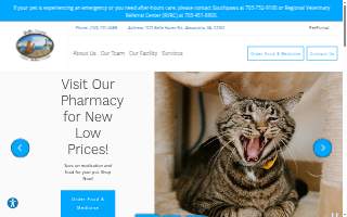 Belle Haven Animal Medical Centre of Alexandria website
