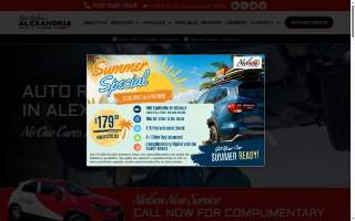 Ben Nielsen's Alexandria Auto Care West website