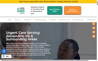 Code Med Urgent Care website