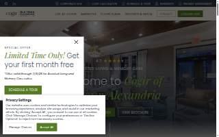 Cogir of Old Town Alexandria website