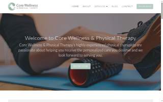 Core Wellness & Physical Therapy website