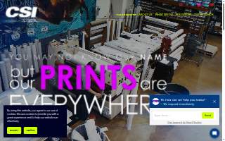 CSI Printing & Graphics website