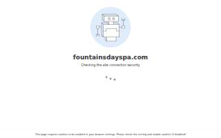 Fountains Day Spa website