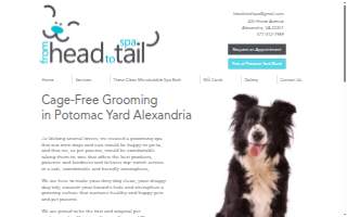 Head to Tail Grooming Spa website