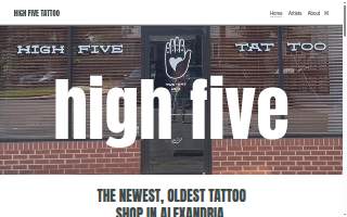 High Five Tattoo website