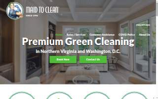 Maid To Clean website
