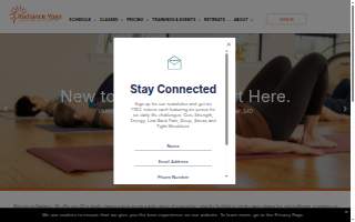 Radiance Yoga website