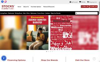 Stocks Furniture of Alexandria website