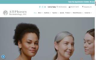All Phases Dermatology, LLC of Annandale website