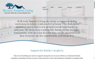 Beverly Assisted Living Calvert website
