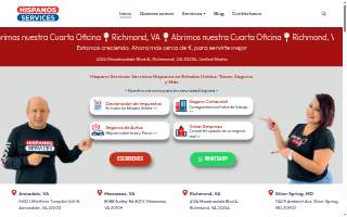 Hispanos Services website