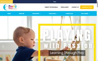 My Baby Steps Academy website