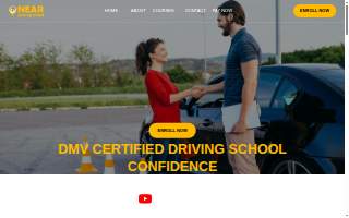 Near Driving School website