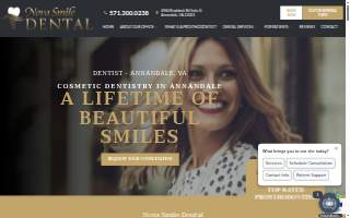 Nova Smile Dental - Dr. Marjan Salari website