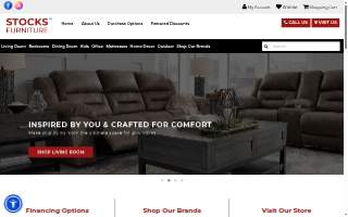 Stocks Furniture of Annandale website