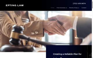Epting Law, PLLC website