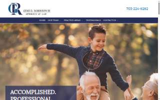 Gene Robinson Law, PLC website