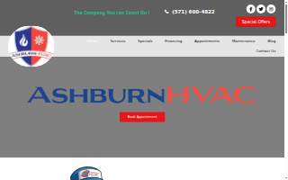 Ashburn HVAC website