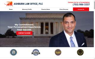 Ashburn Law Office, PLC website