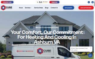 Cube Heating & Cooling website