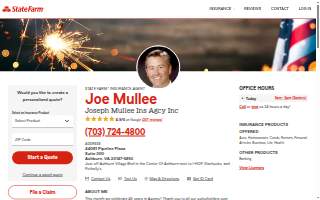 Joe Mullee - State Farm Insurance Agent website