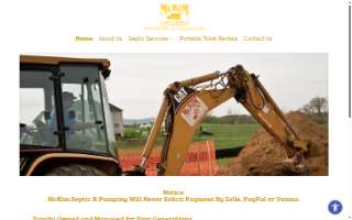 McKim Septic & Pumping website