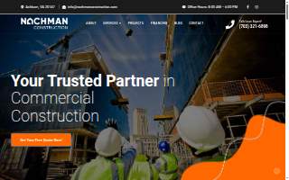 Nachman Construction website