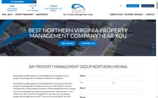 Bay Property Management Group Northern Virginia of Bailey's Crossroads website