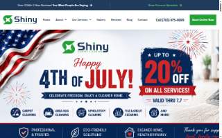 Shiny Carpet Cleaning website