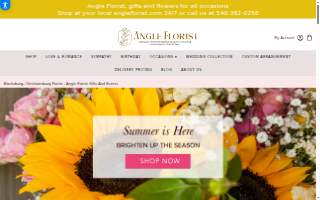 Angle Florist, Gifts and Events of Blacksburg website
