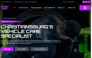 Drive Hard Detailing website