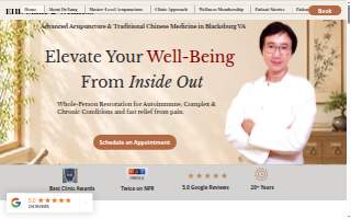 EHE Clinic & Wellness website