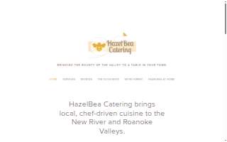 HazelBea Catering of Blacksburg website