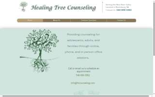 Healing Tree Counseling, Inc. website