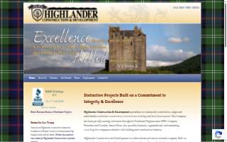 Highlander Construction & Development, Inc. of Blacksburg website