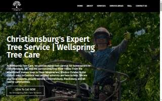 Wellspring Tree Care website