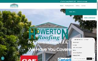 Howerton Roofing & Construction, LLC website